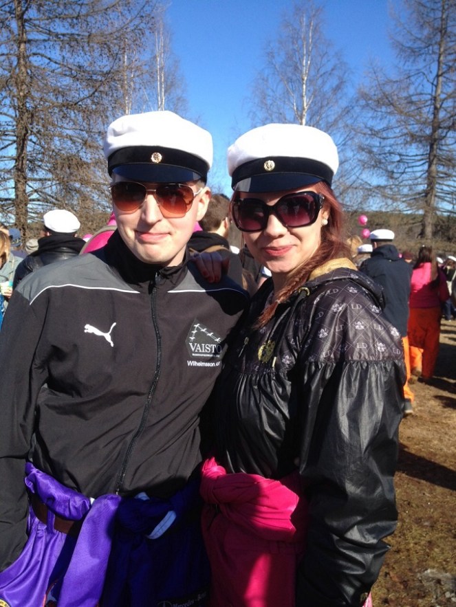 Minä ja Samu vappuna